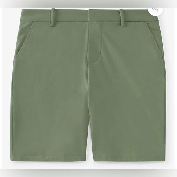 NWT SWET TAILOR Men’s Sage Green 8” Chino Short Regular Fit - Size 29 - Picture 7 of 10